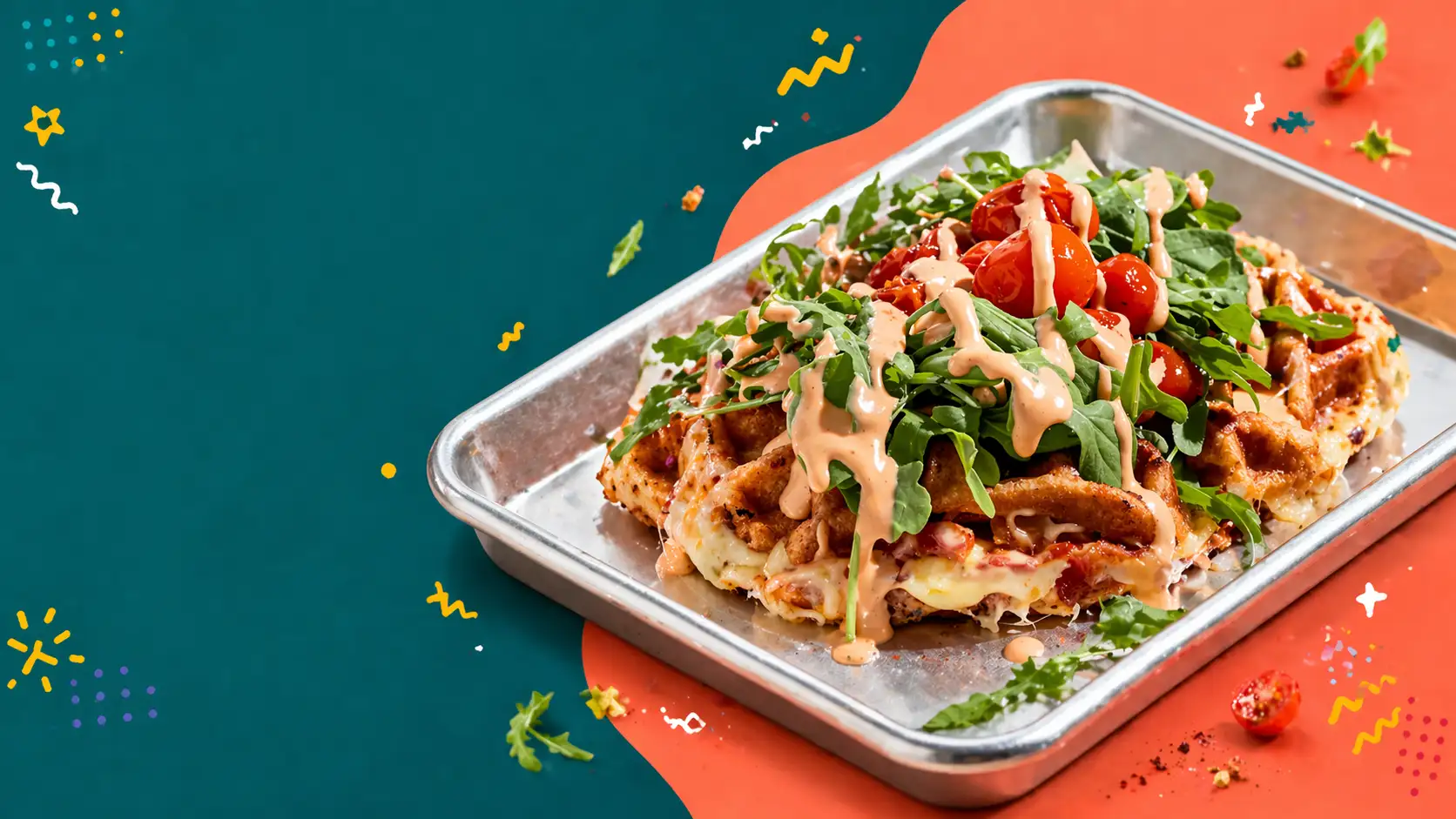 Waffle Dō waffles salados